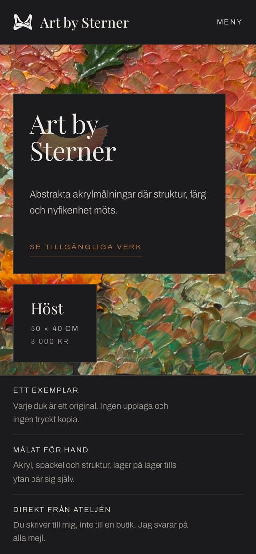 Art by Sterner i en mobil